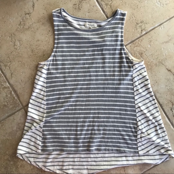 Madewell Forward Seam Stripe Tank - Picture 3 of 8